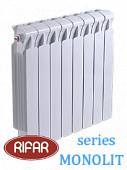 Радиатор биметаллический RIFAR МONOLIT (боковое подключение) 500/14 секций с доставкой в Электросталь